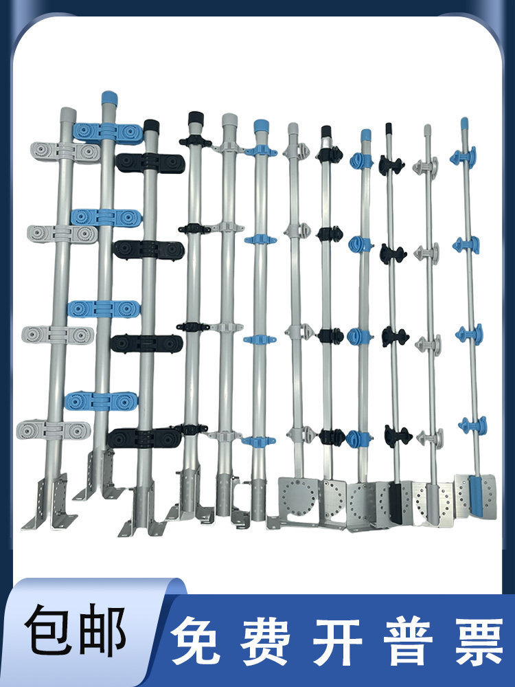 脉冲电子围栏立柱铝合金不锈钢中间承力终端杆支撑立杆满2件