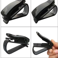 自動車メガネクリップクリエイティブ多機能s型車用サングラスホルダー自動車サンバイザー手形収納クリップ