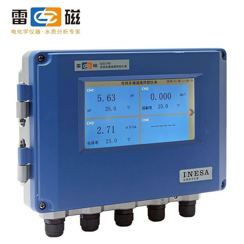 Шанхайский Leici SJG-740 онлайн-многоканальный универсальный прибор