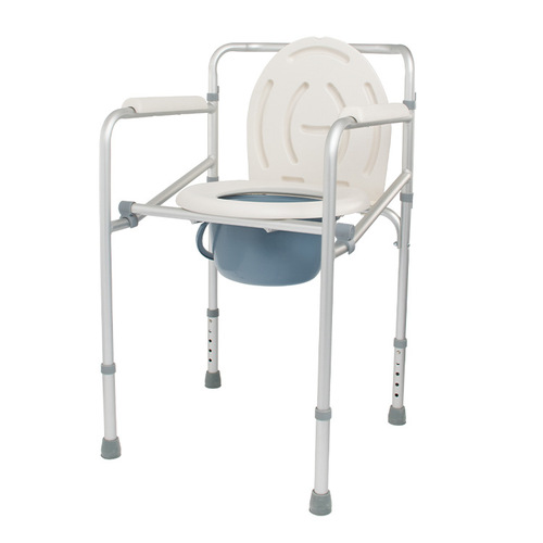 Aluminum alloy elderly person's toilet chair, disabled person's toilet, household use pregnant woman bathroom shower chair, foldable stool, wholesale