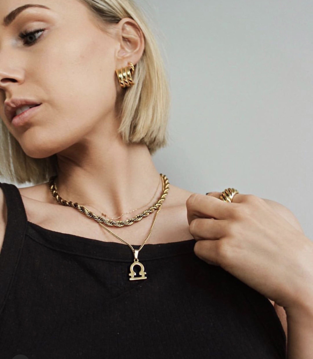 Fashion Solid Color Stainless Steel Titanium Steel Plating Necklace 1 Piece