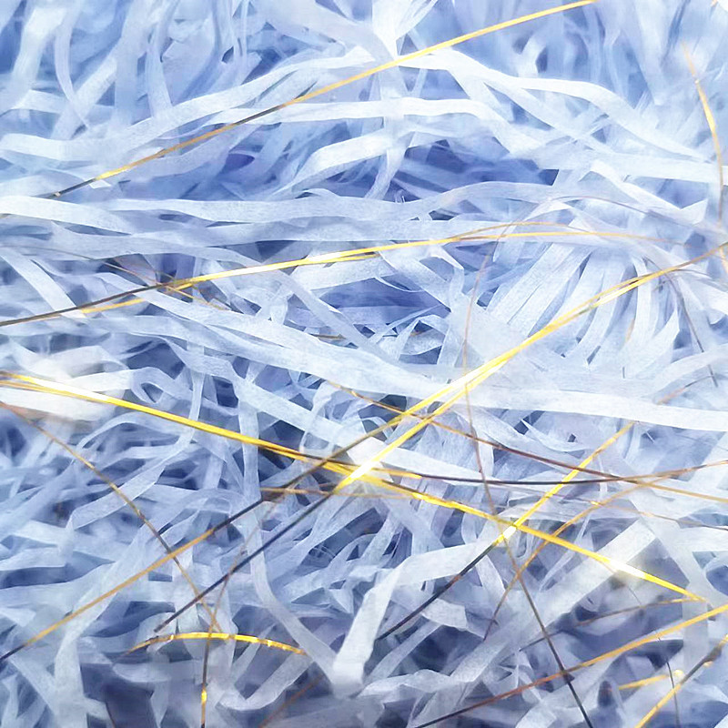 20g raffia mixed Golden brushed soft paper silk gift box broken note wedding candy box gift decoration filler