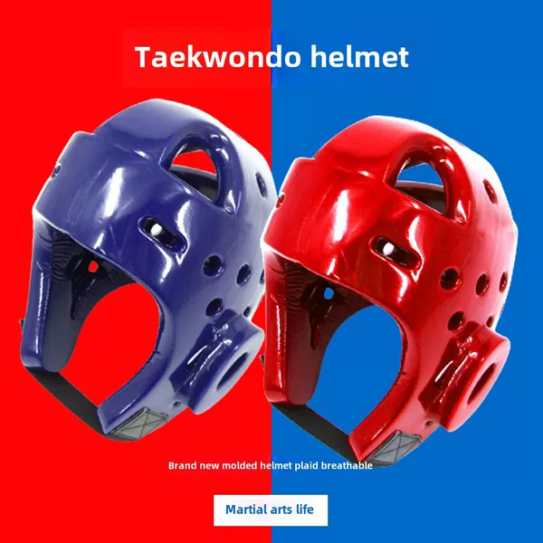 Manufacturer Wholesale Children's Training Head Protection Boxing Sanda Martial Arts Helmet Sports Protective Gear Taekwondo Protective Helmet