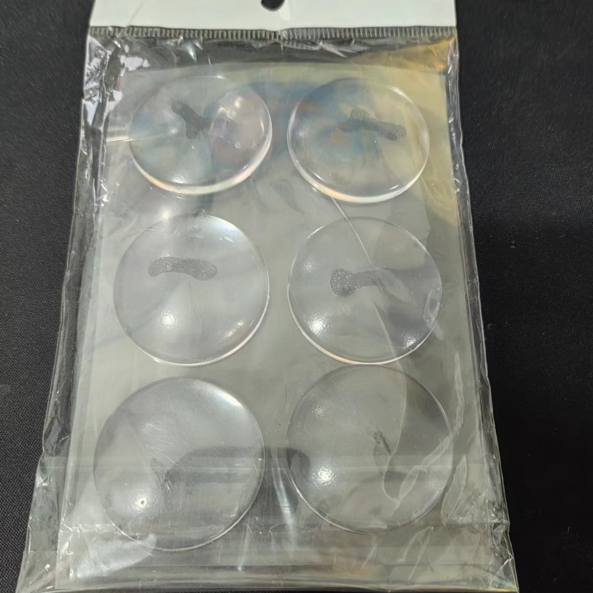 Nuevo adhesivo de silicona transparente y grueso para puerta de refrigerador, amortiguador de puerta de silicona, cojín anticolisión.