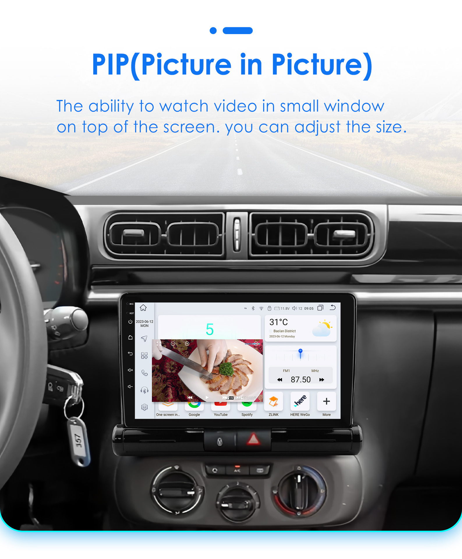 Cross-border goods 9 inches suitable for Citroen C3 car 17-23 car Bluetooth Android large screen navigation GPS