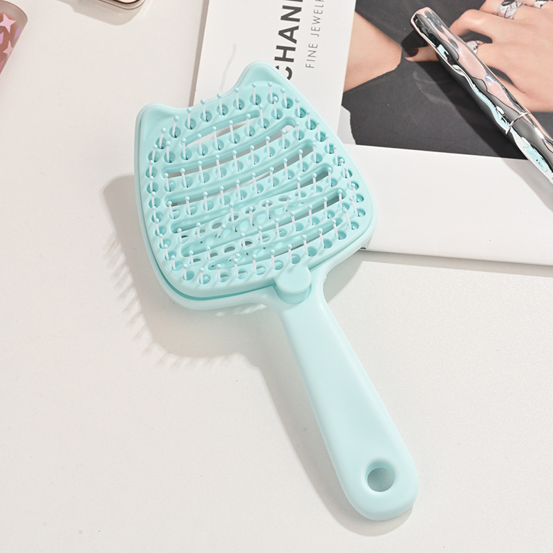 Cepillo de Pelo Grande con Cojín de Aire Plástico para Masaje Capilar en el Hogar