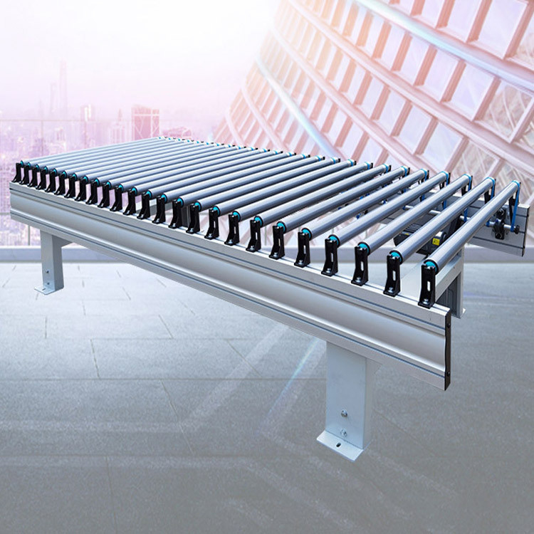 厂家直供套胶动力滚筒输送机装卸货分拣滚筒机滚筒传送带价格面议