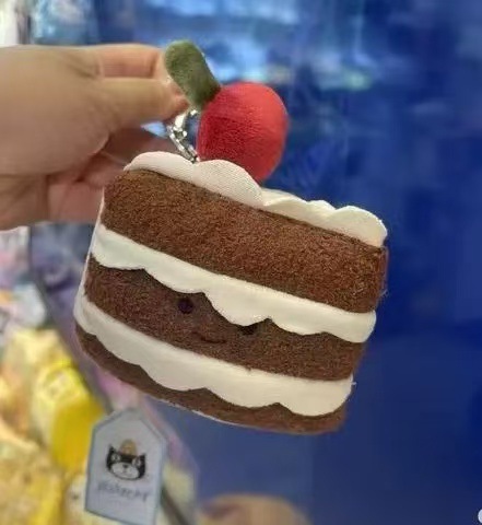 jellycat挂件三标齐全带钢印巴塞罗熊茄子牛角包 款式齐批发礼物|undefined