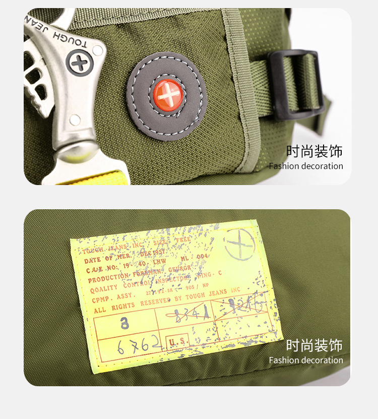 New cross-border large-capacity men's chest bag, outdoor single-shoulder bag, sports phone bag, multi-functional crossbody chest bag undefined