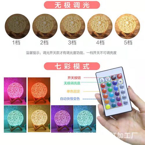 Bedroom Creative Bedside Rattan Starry Sky Night Light LED Dimmable Ambient Light Remote Control Bluetooth Music Table Lamp