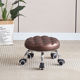 Metal bracket 22cm high - pulley - foam brown