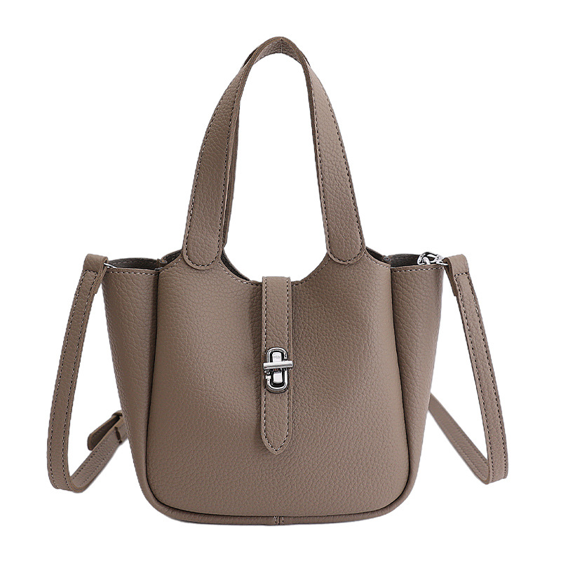 Bolso para mujeres 2026 venta caliente nuevo nicho coreano bolso de cubo portátil de textura alta moda lujosa bolsa de mochila