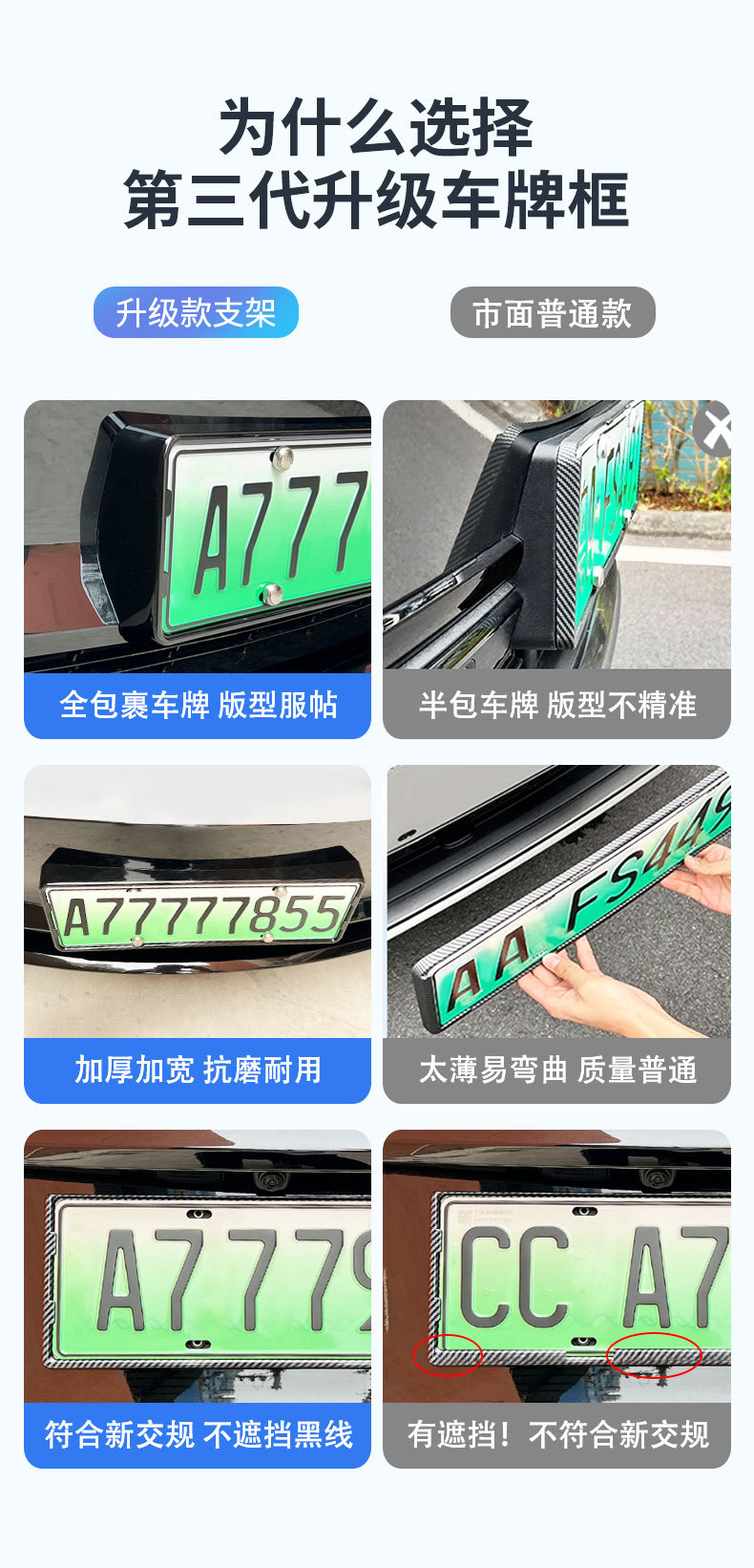 Suitable for 2026 Zero C11 Pure Electric + Extended Range Version License Plate Frame New Energy Full Edge License Plate Frame Green Plate