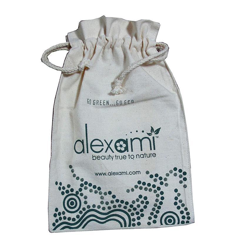 批发外贸棉麻布束口袋 折叠广告棉布抽绳袋