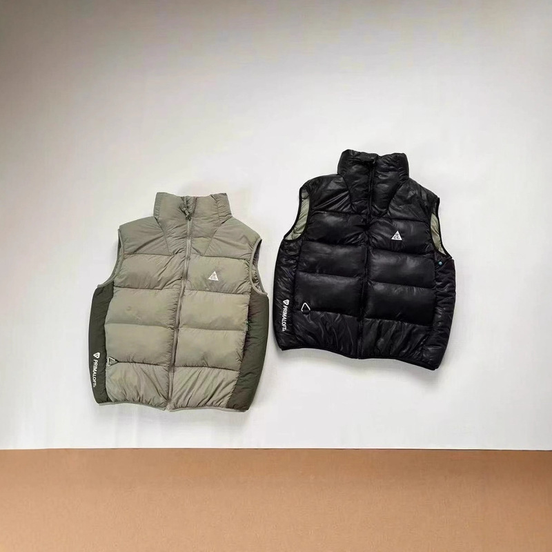 Cross-Border Winter Trendy Acg Warm Trendy Outdoor Vest Men's Lightweight Functional Jacket Stand Collar Vest