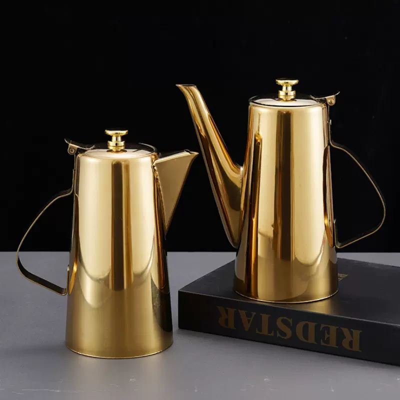 304加厚不锈钢冷水壶凉水壶饭店餐厅酒店用泡茶壶加汤壶果汁扎壶