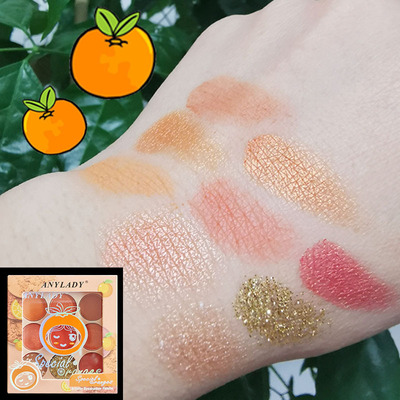 Not fly powder ins milk Starship Eye shadow Hearts Color matching tender Versatile fruit Foreign trade Eye shadow