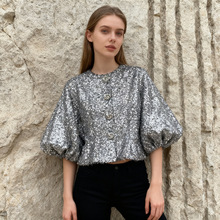 法式气质名媛风高级感上衣2025秋季新款时尚百搭宽松长袖上衣女装