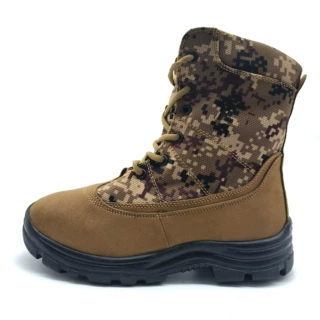 冬季羊毛防寒靴高筒迷彩加厚户外训练snow boots防滑定制加绒棉靴