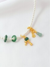 ?��ɫ�~�18K������ʯ���J���K�����ֹ�diy������Ʒ���