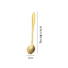 Long spoon, coffee dessert mixing stick, flowered, Birthday gift, wholesale