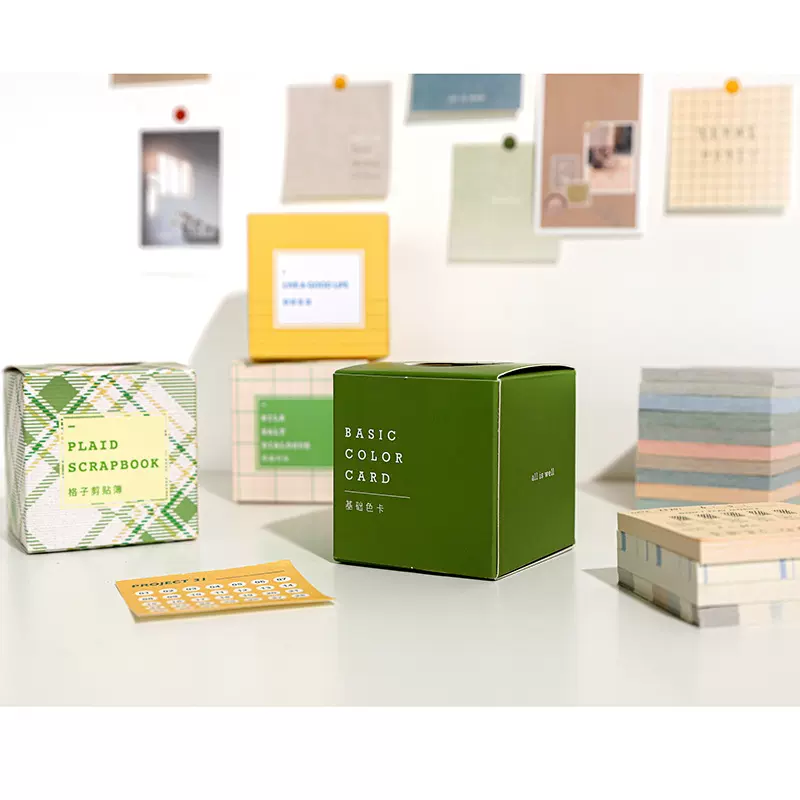 无粘性手帐便利贴400张日常便签纸ins风创意卡通记事本备忘录