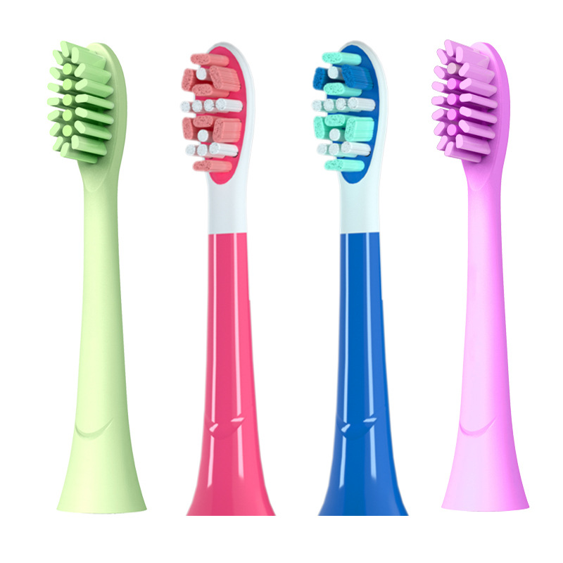 电动牙刷头替换 软毛牙刷头成人儿童声波电动牙刷头无铜刷头植毛