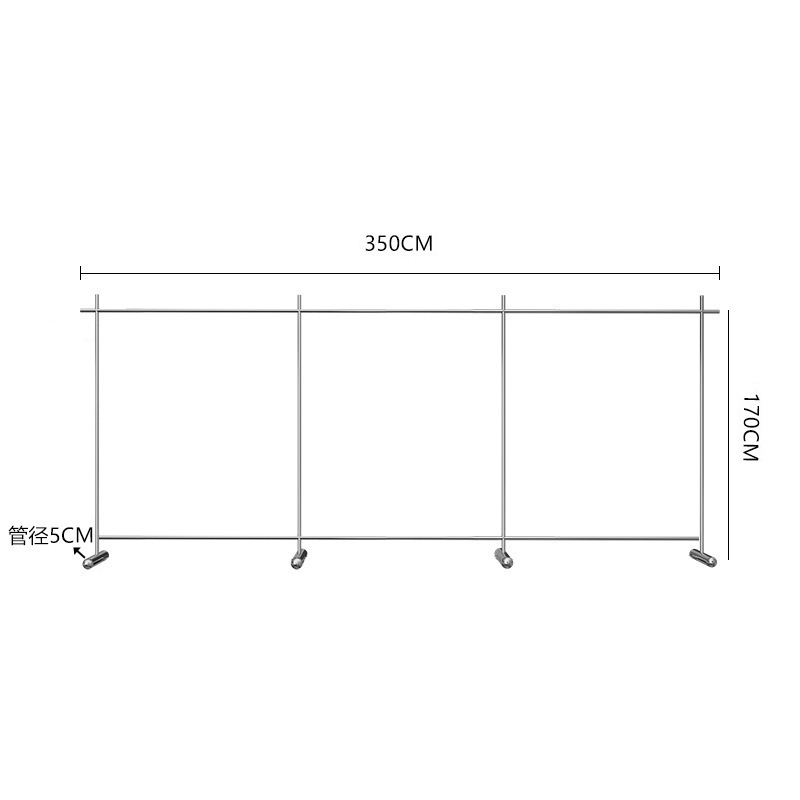 두꺼운 스테인레스 스틸 긴 350*170 높은