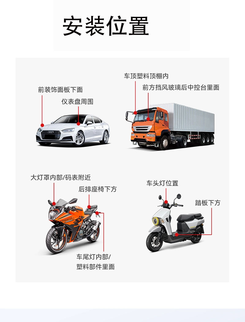 Cross-Border New Model Gps Tracker Vehicle Locator Electric Vehicle Anti-Tamper Tracker Car 4g Gps Locator