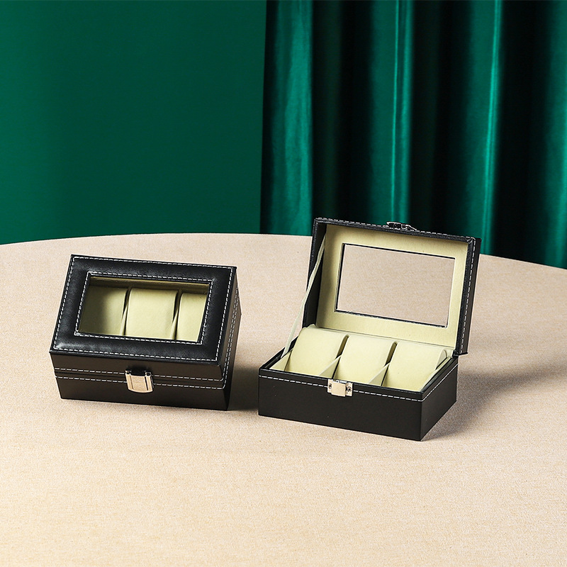 Caja de reloj de tres posiciones