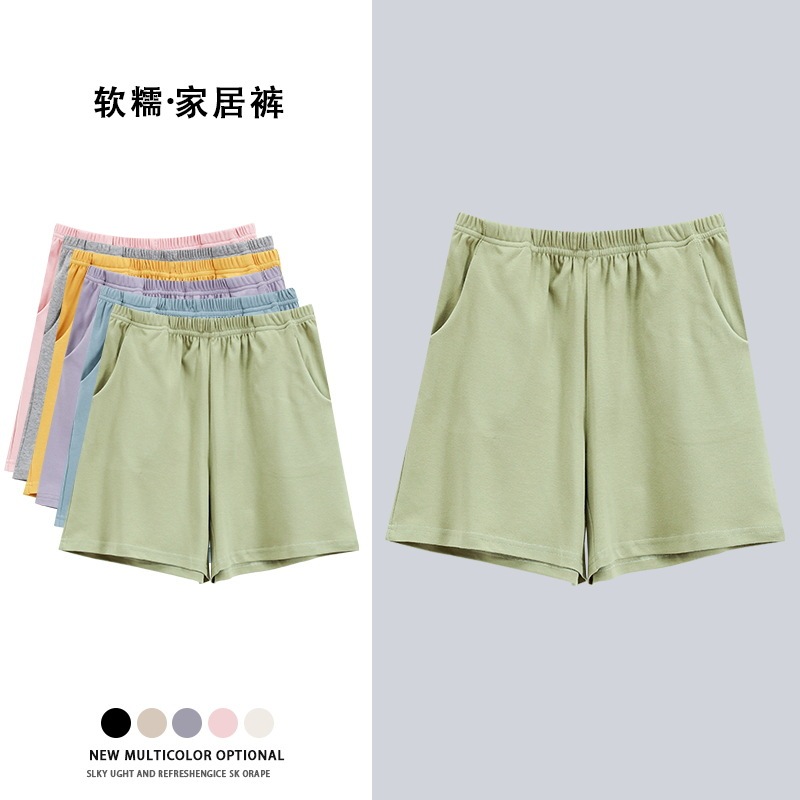 Pure Cotton Women's Summer Shorts, Thin Home Pants, Women's Sports Pants, All-Cotton New Style, Suitable for Running and Can Be Worn Outside Pure Cotton Women's Summer Shorts, Thin Home Pants, Women's Sports Pants, All-Cotton New Style, Suitable for Running and Can Be Worn Outside