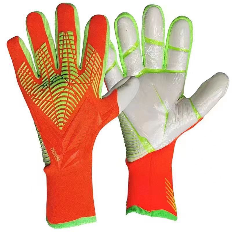 Venta al por mayor Falcon fútbol profesional adulto látex sin dedos transpirable resistente al desgaste engrosado guantes de portero