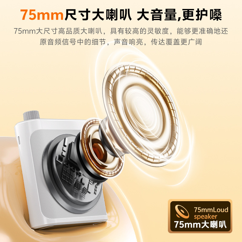 无线双领夹磁吸麦无线扩音器大功率蓝牙扩音机教室教学导游摆摊|undefined