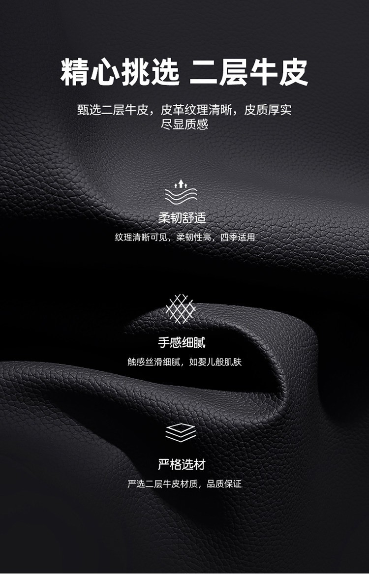 Custom-fit car seat covers, suitable for all seasons, with a full wrap-around design, 360-degree coverage, perforated leather for breathability, and designed specifically for your car model
