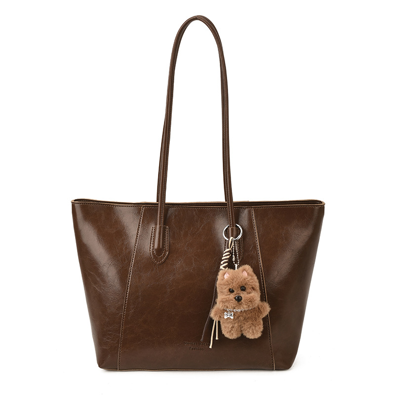 Bolso para mujeres 2025 nuevo estilo coreano retro bolso de hombro de alta humedad de moda de viaje al trabajo bolsa de gran capacidad