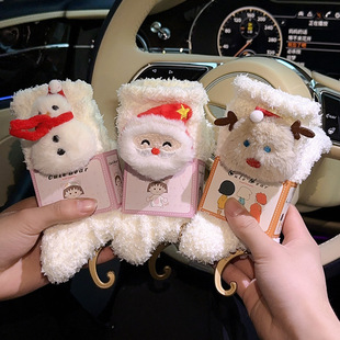 Coral Velvet Socks for Women Winter Thickeneded Warm Sleep Mid-Tube Cute Doll Doll Machine Home Floor Socks Christmas