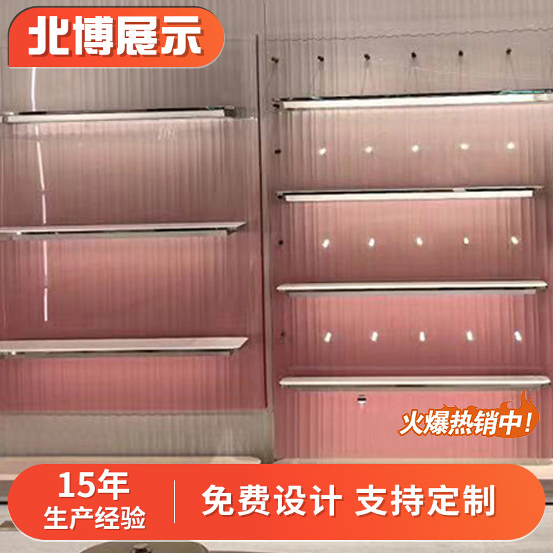 亚克力箱包展示柜整店设计皮具展示架商场中庭展柜产品陈列柜工厂