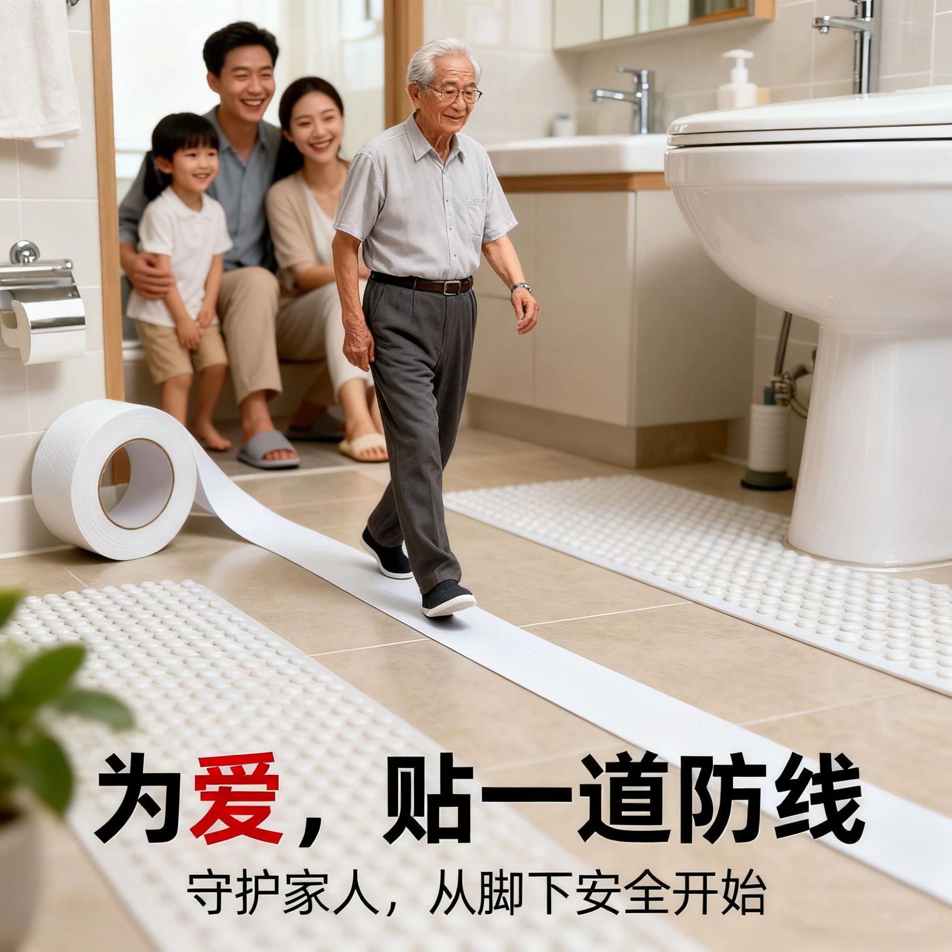 Cinta antideslizante esmerilada, cinta antideslizante de PVC colorida para escalones, cinta impermeable para pisos exteriores, cinta antideslizante colorida