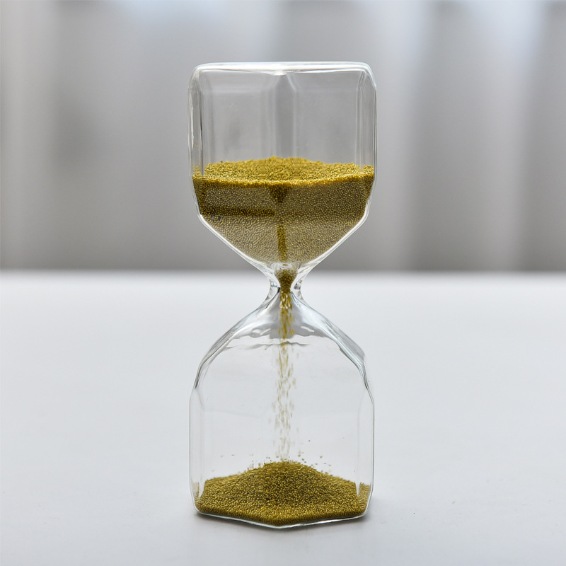 Creativa cuentas de oro reloj de arena moderno minimalista Nórdico regalo personalizado decoración del hogar regalo decoración de escritorio sin tiempo
