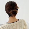 Metal Chinese hairpin with tassels from pearl, cheongsam, hair accessory, orchid, "fish tail" cut