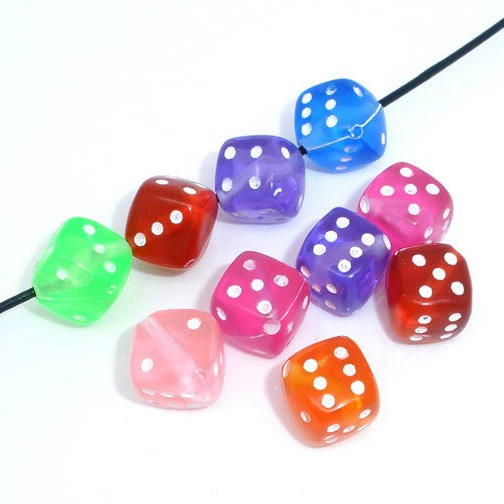 Прямые поставки фабрики DIY ювелирные бусы случайные смешанные акриловые прозрачные цветные кости аксессуары оптом