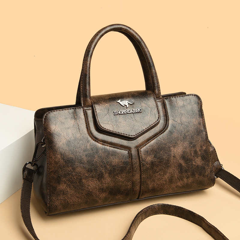 Bolso de mujer 2024 nueva moda estampado bolso de mano de gran capacidad ocio de hombro mochila de moda