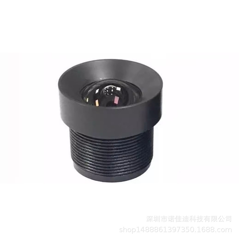 无畸变工业镜头2.4mm广角500万高清像素运动相机配件M12接口650