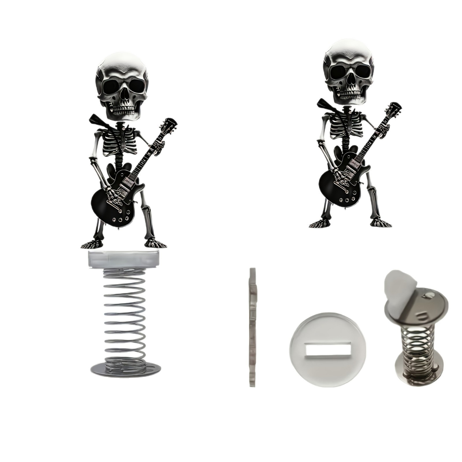 Colgante Amazon acrílico plano esqueleto oscilante primavera carro tablero de instrumentos decoración esqueleto oscilante mesa