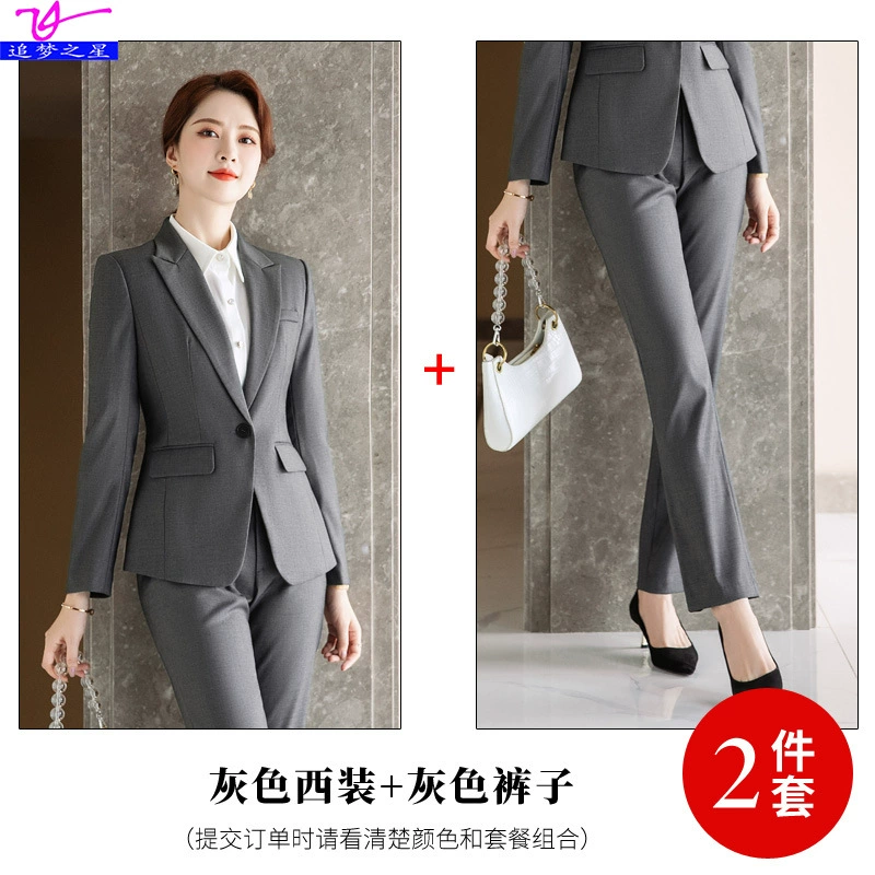 Комплект, модный классический пиджак-suit для офиса для работы, коллекция 2021 года, осень, корейский стиль