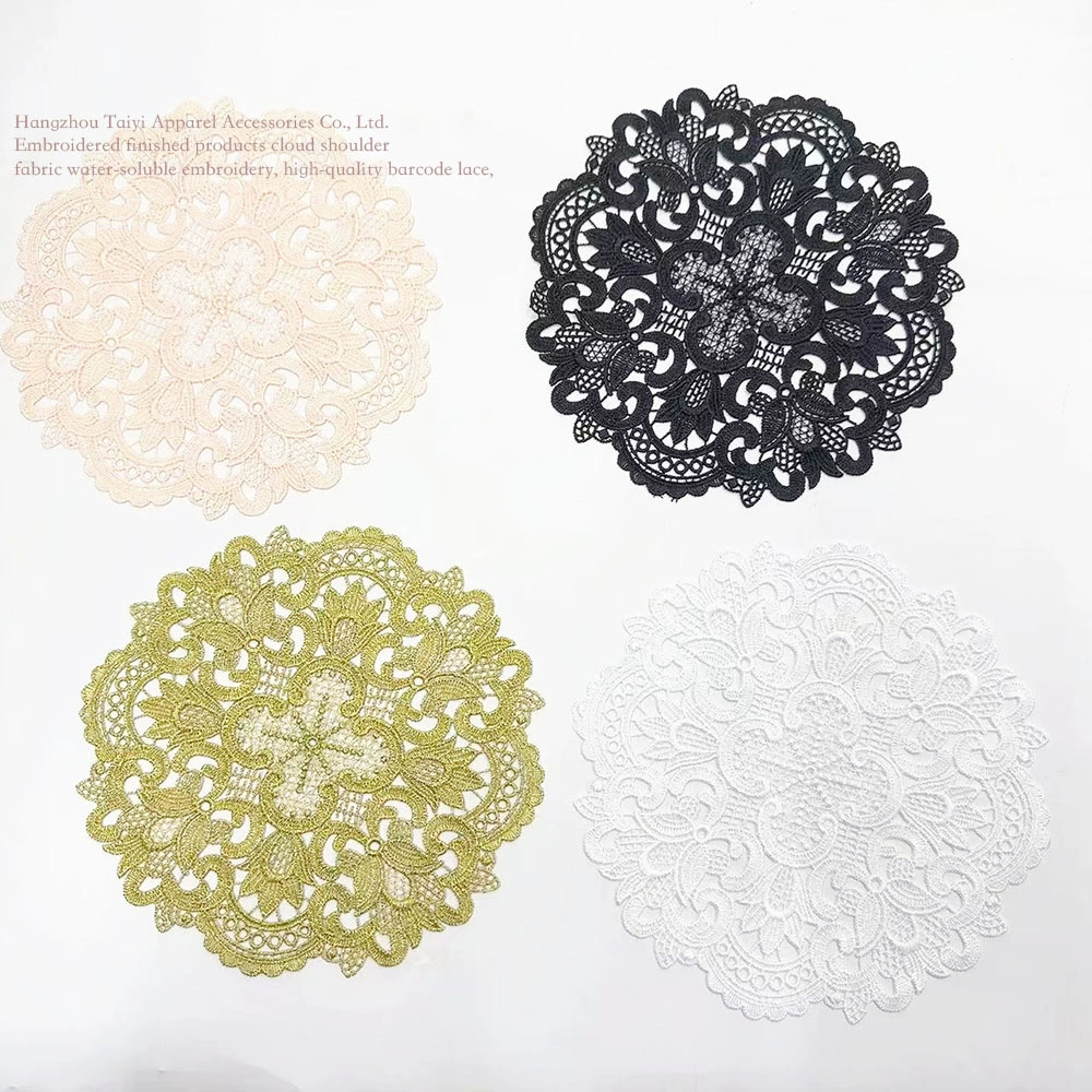 Водорастворимый и легкий водорастворимый кружевной вышивкой
