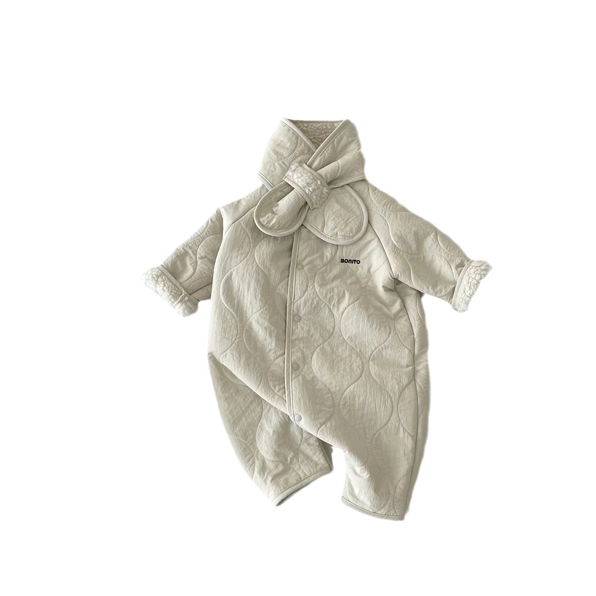 Nueva ropa de bebé niños y niñas bebé Cachemira ropa acolchada de algodón recién nacido mameluco acolchado otoño e invierno cálido ropa de algodón acolchado