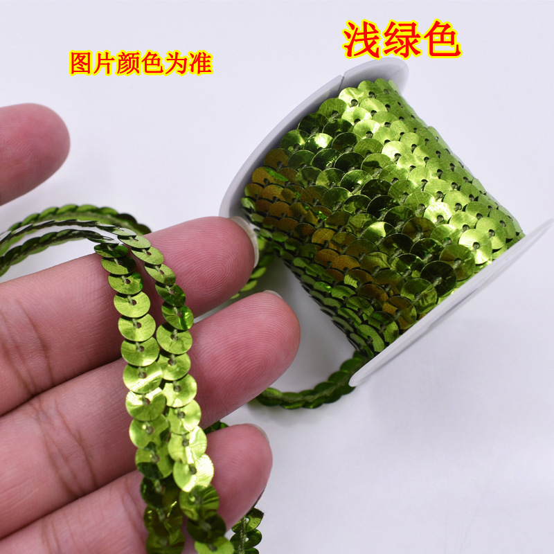 1 cuentas de escenario de encaje de metros de longitud de suministros de eje multicolor de sequinilla 4 nuevos accesorios hechos a mano