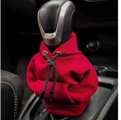 Sürətlər qutusu və əl tormozu başlıqları Hooded Clothing Cover Car - red