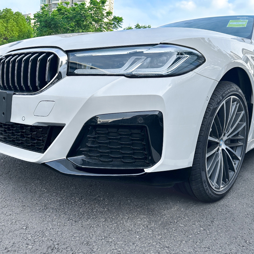 (2개) BMW 5 시리즈 G30 G31 LCI M 스포츠에 적용 가능 2021 프론트 코너 스티커 외관 수정